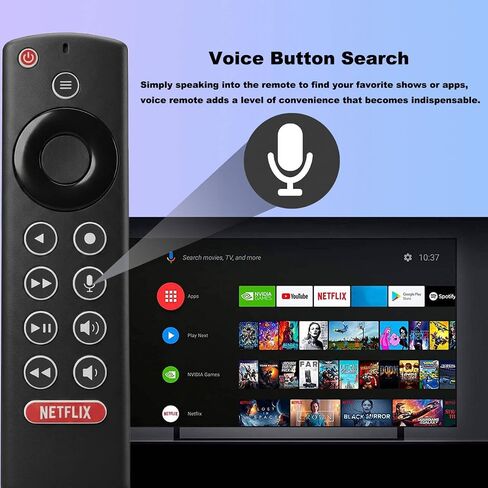 Voice Replacement for Nvidia Shield TV Remote Control,with Backlit Buttons in Kuwait