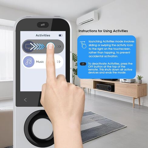SofaBaton X2 Universal Remote Control with R1 IR Repeater,Touchscreen, 2.4GWiFi, BT, IR, RF,Numeric Keypad,Sleep Timer, All-in-One Smart Remote with Customize Activities,Support Alexa & Home Assistant in Kuwait