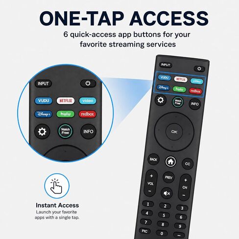 Replacement Remote Control for Vizio Smart TV, XRT140 in Kuwait