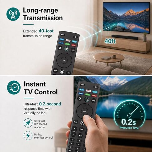 Replacement Remote Control for Vizio Smart TV, XRT140 in Kuwait