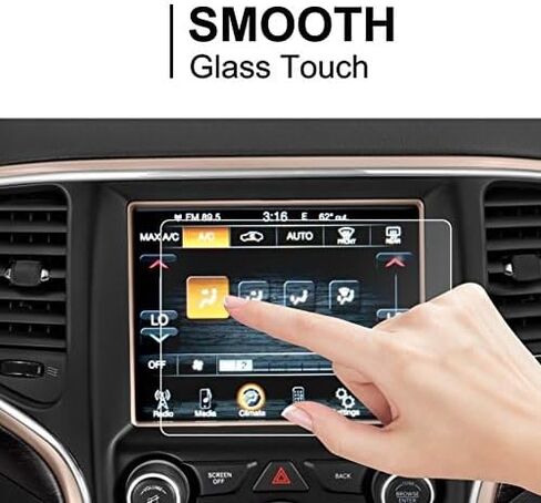 Car Navigation Screen Protector for Jeep Grand Cherokee Uconnect 2014 2015 2016 2017 2018 8.4 inch,Anti-Scratch GPS Navigation Center Touch Display Tempered Glass Screen Protector in Saudi Arabia