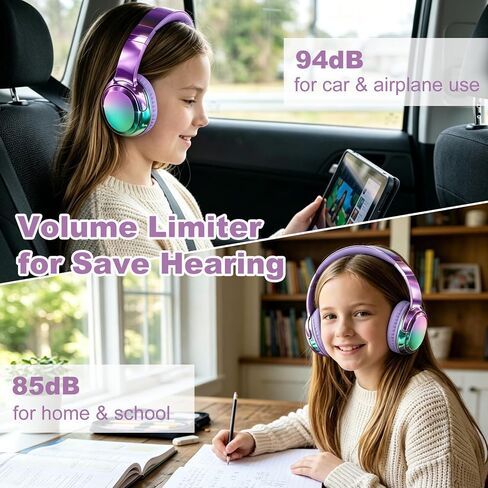 Joysico Wired and Wireless Headphones Over Ear for Kids Teen Girls Women in Kuwait