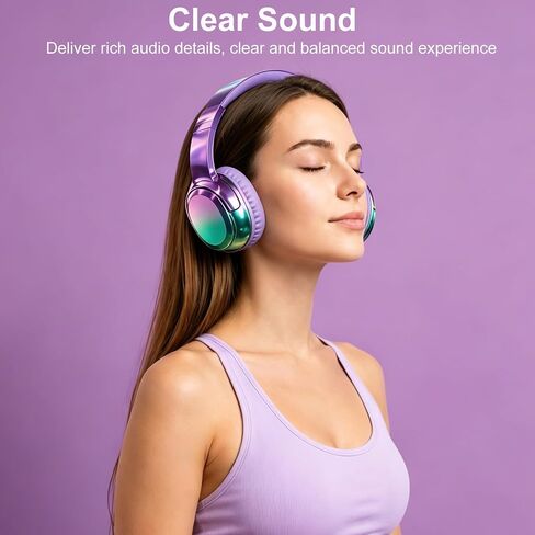Joysico Wired and Wireless Headphones Over Ear for Kids Teen Girls Women in Kuwait