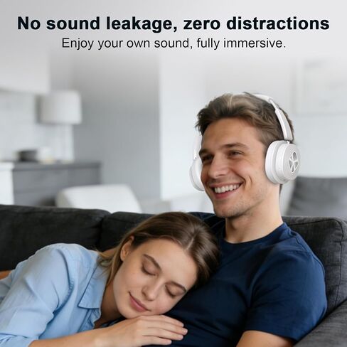 Wireless Headphones for TV, TV Headphones Wireless for Seniors with Transmitter Charging Base, 3 Audio Modes & Low Latency & Blutooth 5.4, Bluetooth Headphones for TV Watching, Gifts for Elderly in Kuwait