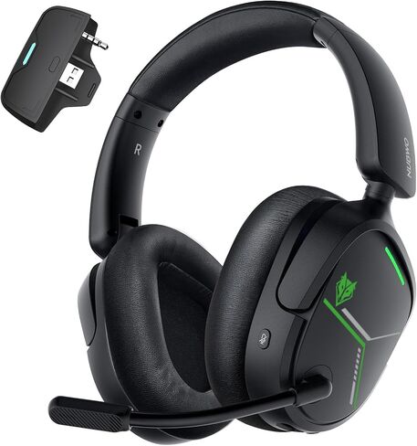 NUBWO 2.4GHz Wireless Gaming Headset for Xbox Series X|S, Xbox One - 80Hr Battery, 3D Audio & Noise Canceling Mic, Foldable Bluetooth Gaming Headphone for PC, PS5,Laptop in Kuwait