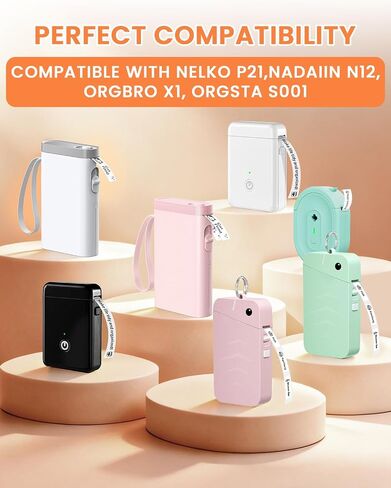 Compatible with Nelko P21,ORGSTA S001,NDYIN N12, ORGBRO X1, POLONO P31S in Saudi Arabia