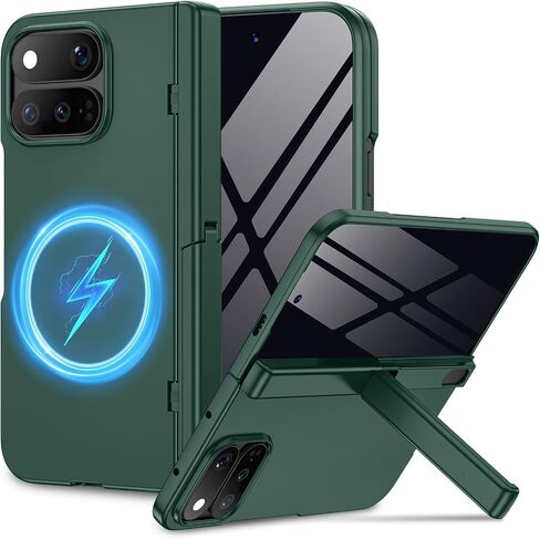 Caka Magnetic for Google Pixel 11 Pro Fold Case with Hidden Kickstand Green in Kuwait