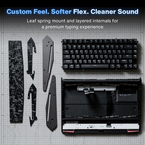 Black Diamond 75 V2 Wireless Mechanical Gaming Keyboard 75% Custom Keyboard in Kuwait