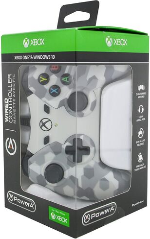 Wired Controller for Xbox One - Grey on Gray Camo in Kuwait