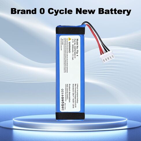 Upgraded Replacement Battery for JBL Flip 4【3000mAh】 Battery Compatible with JBL Flip 4 Special Edition GSP872693 01 with Repair Tool Kit in Kuwait
