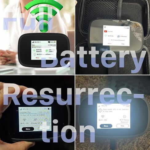 Mifi 8800L Battery, New Upgraded (5800mAh) Replacement Battery for Novatel Verizon Jetpack MiFi 8800L/ 7730L Mobile Hotspot, P/N: 40123117 in Kuwait