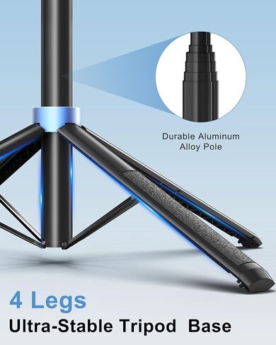 Eocean 71" 4-Leg Selfie Stick Tripod for GoPro Osmo Pocket 3 insta360 in Kuwait