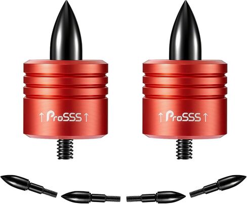 Crossbow Bolt Decocking Head Set – 2 Pack Decocking Tips with 4 Steel Replacement Tips, High-Visibility Orange, 8-32 Thread Compatible with Most Crossbow Bolts, Recurve and Compound Bows in Kuwait