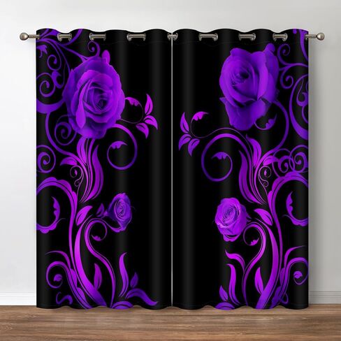 Jekeno Gaming Gamepad Blackout Curtains for Bedroom, 2 Panels Set 52x63 in in Kuwait