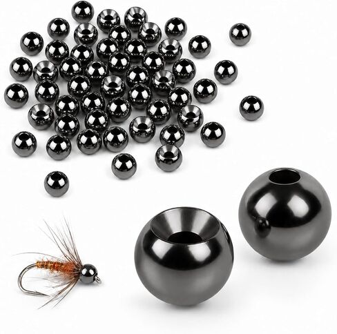 Tungsten Beads for Fly Tying 50PCS Tungsten Cyclops Beads for Bass Fishing in Kuwait