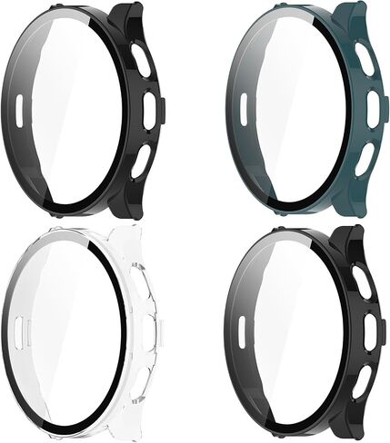 4-Pack Screen Protector Case Compatible with Garmin Venu 3S 41mm Smartwatch, Ultra-Thin Hard PC Protective Cover Slim for Tempered Glass for Venu 3S Accessories in Kuwait