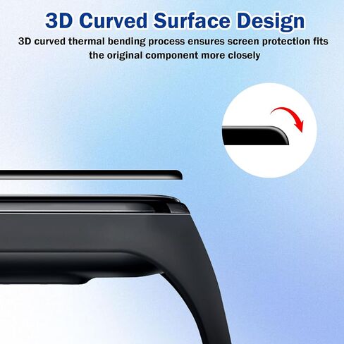 4 Pack for Fitbit Versa 4/Versa 3/Sense 2/Sense Soft Watch Screen Protector in Kuwait