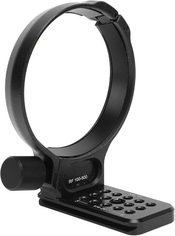 Metal Lens Collar Tripod Mount with Storage Case Plate for RF 100-500mm F4.5-7.1 L IS USM, Durable Aluminum Alloy Construction, Ideal for Professional Photography in Kuwait