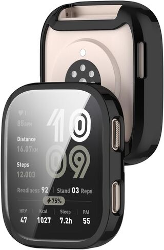 6 Pack 5 Colors Watch Case Compatible for Amazfit Bip 6 TPU Screen Protector Protective Cover Coverage Bumper. in Kuwait