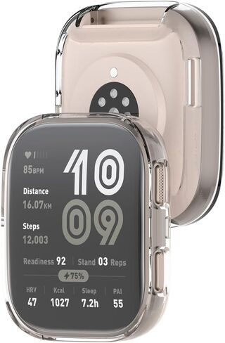 6 Pack 5 Colors Watch Case Compatible for Amazfit Bip 6 TPU Screen Protector Protective Cover Coverage Bumper. in Kuwait