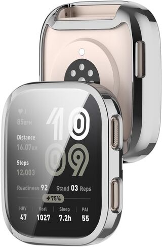 6 Pack 5 Colors Watch Case Compatible for Amazfit Bip 6 TPU Screen Protector Protective Cover Coverage Bumper. in Kuwait