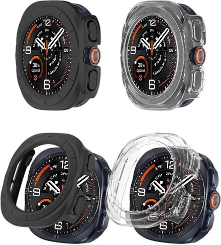 2-Pack PC Cases Compatible with Samsung Galaxy Watch Ultra 2 2026, 47mm in Kuwait