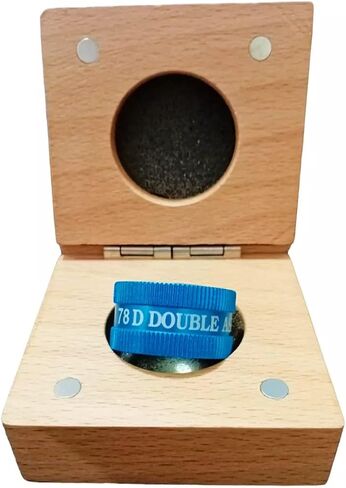MARS INTERNATIONAL 78D Double Aspheric Lens Case with Wooden Holder, Blue in Kuwait