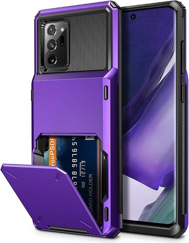 Vofolen for Galaxy Note 20 Ultra Case 5G Wallet with Card Holder Black in Kuwait