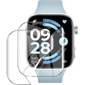 2 Pack Compatible for Xiaomi Redmi Watch 6 Screen Protector, Flexible TPU Film [Not Glass], Full Coverag, HD Clear, Easy Install, Bubble Free for Xiaomi Redmi Watch 6 Screen Protector in Saudi Arabia