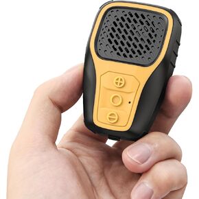 INGA Wearable Bluetooth Speaker, IP67 Waterproof Clip-on Mini Portable Speakers, Supports Siri Google Assistant, Wireless Clip Speaker with Built-in Mic, Hands-Free Music and Calls(Yellow) in Saudi Arabia