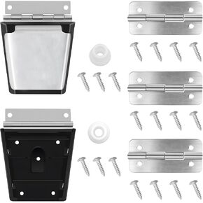 Cooler Hinges & Latch Replacement for Igloo Cooler Replacement Parts Set, Stainless Steel Latch and Hinge Parts Kit with High-Strength Screws in Kuwait