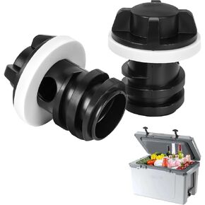 Cooler Drain Plug, 2 Pack Cooler Plug Replacement Parts Accessories Leak-Proof Drain Plugs Compatible with Yeti Roadie, Tundra, RTIC, Tank Coolers in Kuwait