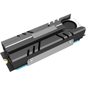 M.2 Heatsink 2280 SSD Air Circulation Cooler Pad with 10.8W/mk Thermal and Fan in Saudi Arabia