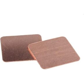 10pcs 15x15x1mm DIY Copper Spacer Heat Sink Thermal Pad for Laptop GPU CPU VGA Chip RAM in Saudi Arabia