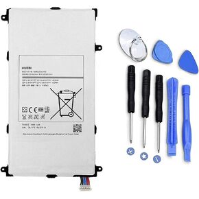 Hubei T4800E T4800K T4800C Tablet Battery Replacement for Samsung Galaxy Tab Pro 8.4" SM-T325(3G, 4G/LTE & WiFi) SM-T320(WiFi) SM-321(3G & WiFi) T320 T321 T325 (3.8V 4800mAh 18.24Wh) in Saudi Arabia