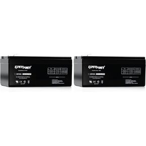 ExpertPower EXP1233-3.3Ah 12V Battery Sealed Lead Acid, Replacement for Back-UPS ES 350, BE350E, BE350C, BE350R, BE350U, 12 Volt Rechargeable UPS Battery in Kuwait