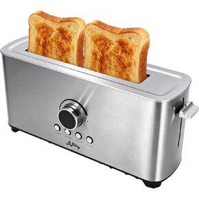 2 Slice Toaster, Long Slot Stainless Steel, 7 Browning Settings in Saudi Arabia