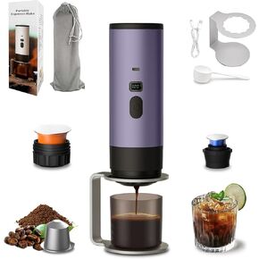 3-In-1 Portable Coffee Maker, 15 Bar Espresso Maker with LED Display in Kuwait