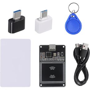 1 Set PN532 V2.0 RFID NFC Wireless Module PCB Attenna I2C IIC SPI HSU Type C Interface with IC S50 Card Key Card for Arduino DIY Smart Phone Android Phone in Saudi Arabia