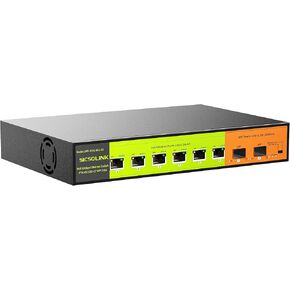 6 Port 2.5G SFP+ Ethernet Switch, 2x10G SFP+ Slots, 4x2.5G RJ45 in Kuwait