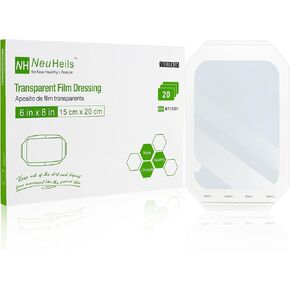 NeuHeils Extra Large Transparent Film Dressing 6"x8", 20 Pack in Kuwait