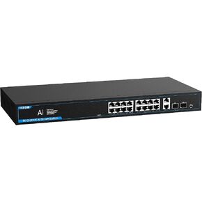 PoE+ Switch,IEEE802.3af/at, Up to 30W,65W, Base-T,Desktop/Wall Mount, for AP & IP Cameras,Home,Gaming,Office,Plug & Play | Shielded Ports | Fanless Quiet,2.5Gb 4 Port PoE and 2*10Gb Uplink in Kuwait