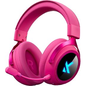 MCHOSE X9 Wireless Gaming Headset with 200 Hours Battery Life, 2.4GHz/Wireless/Wired, 53mm Driver, 7.1 Surround Sound, Low Latency Mic, RGB, Multi-Platform Compatibility, Mobile in Kuwait