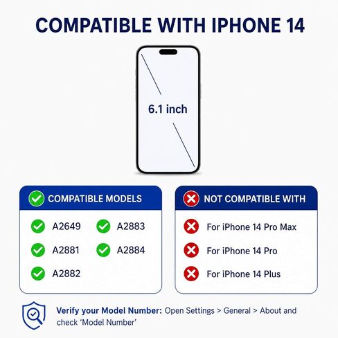 Loud Speaker Replacement for iPhone 14 - Ringer Buzzer Assembly with Back Glass Seal Adhesives & Dust Meshes - Compatible with A2649 A2881 A2882 A2883 A2884 in Kuwait