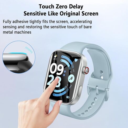 2 Pack Compatible for Xiaomi Redmi Watch 6 Screen Protector, Flexible TPU Film [Not Glass], Full Coverag, HD Clear, Easy Install, Bubble Free for Xiaomi Redmi Watch 6 Screen Protector in Saudi Arabia