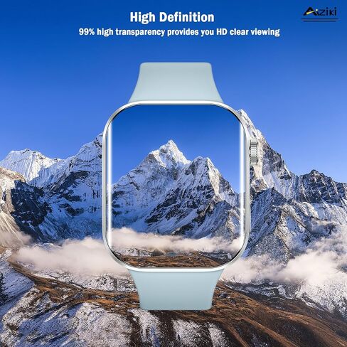 2 Pack Compatible for Xiaomi Redmi Watch 6 Screen Protector, Flexible TPU Film [Not Glass], Full Coverag, HD Clear, Easy Install, Bubble Free for Xiaomi Redmi Watch 6 Screen Protector in Saudi Arabia