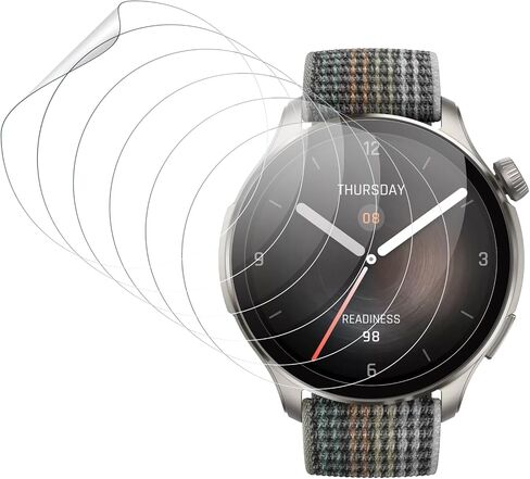 6 Pack Screen Protectors for Samsung Galaxy Watch 8/7/6/5/4 44mm, Soft TPU Protector de Ppantalla Ppara, HD Clear, Full Coverage, Scratch Resistant, screen protector Film in Kuwait