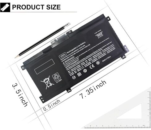 LK03XL 52.5Wh Laptop Battery Compatible with HP Envy X360 15-bp 15-bq 15-cn in Kuwait
