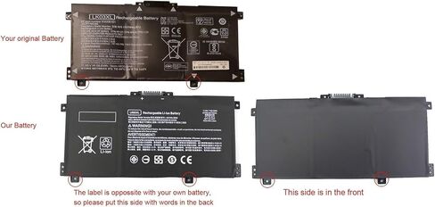 LK03XL 52.5Wh Laptop Battery Compatible with HP Envy X360 15-bp 15-bq 15-cn in Kuwait