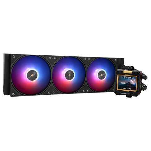 Thermalright FW 360 White ARGB CPU Water Cooler with 3 PWM Fans, 2000RPM, IPS LCD Screen, 320 * 240 Resolution, AIO Cooler for AMD: AM4/AM5, Intel LGA1700 in Kuwait